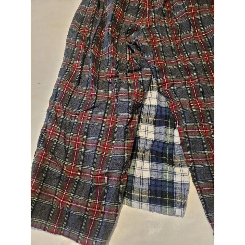 L.L. Bean x2 (Bundle) Flannel Pajama Pants Size L 28 ....  #I